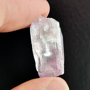 An aesthetic 5.9 grams purple color lustrous kunzite crystal from Afghanistan