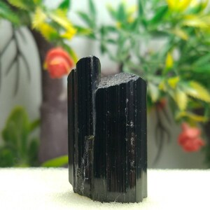 Natural top quality beautiful 20.7 grams terminated twins black Tourmaline crystal