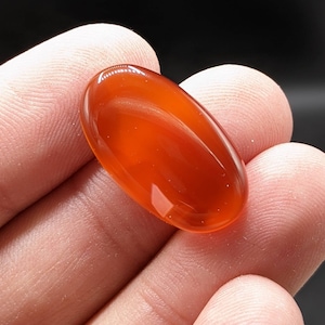 Natural fine quality beautiful 15 carats red agate cabochon
