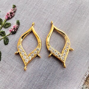 Dijes rellenos de oro, 22 x 10 mm