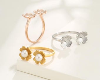 2pcs, Ring Settings, 9mm