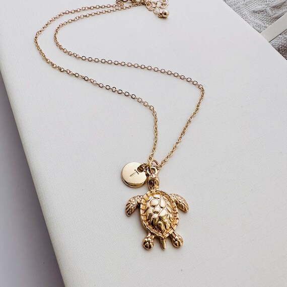 Delicate monogram shop necklace