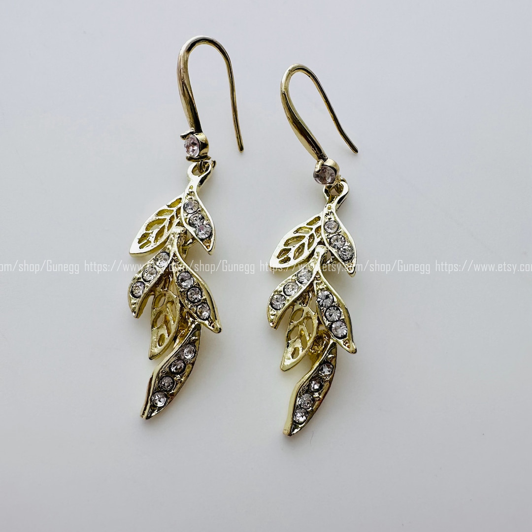 Etsy outlet leaf earrings