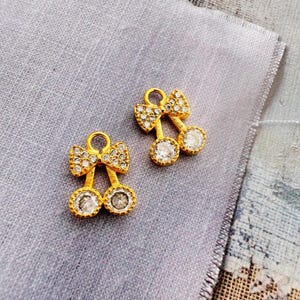 Dijes rellenos de oro, 10 x 7 mm