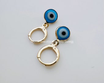 eye hoops, earrings, 1 pair, 17mm