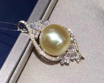 2 pieces, charm settings, 12mm Setting, no pearl no chain