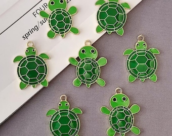 20 pieces, Mixed Turtle Charms