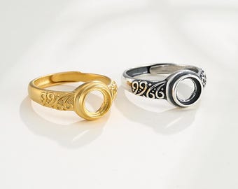 2pcs, Ring Settings, 5mm/6mm/7mm