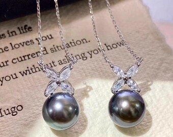 without pearl, with chain, necklace setting, 1 piece, chain 45cm, for 10mm bead