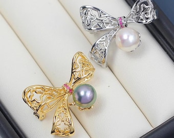 without pearl, brooch setting, 1 piece, 20mm