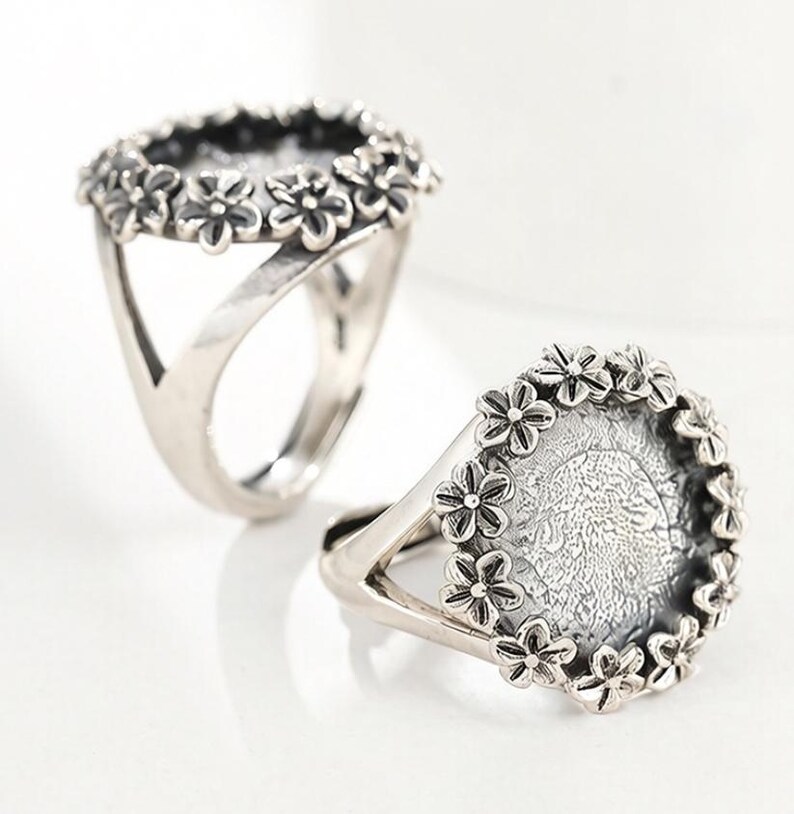 2pcs, Ring Settings, 14x14mm - Etsy UK