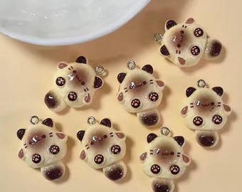 20 pieces,  Resin Cat Charms