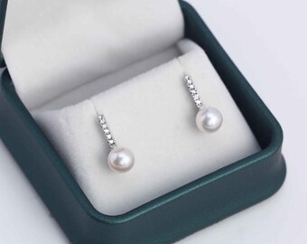 without pearl, earrings settings, 6mm , 1 pair
