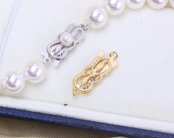 sterling silver clasp, 16mm