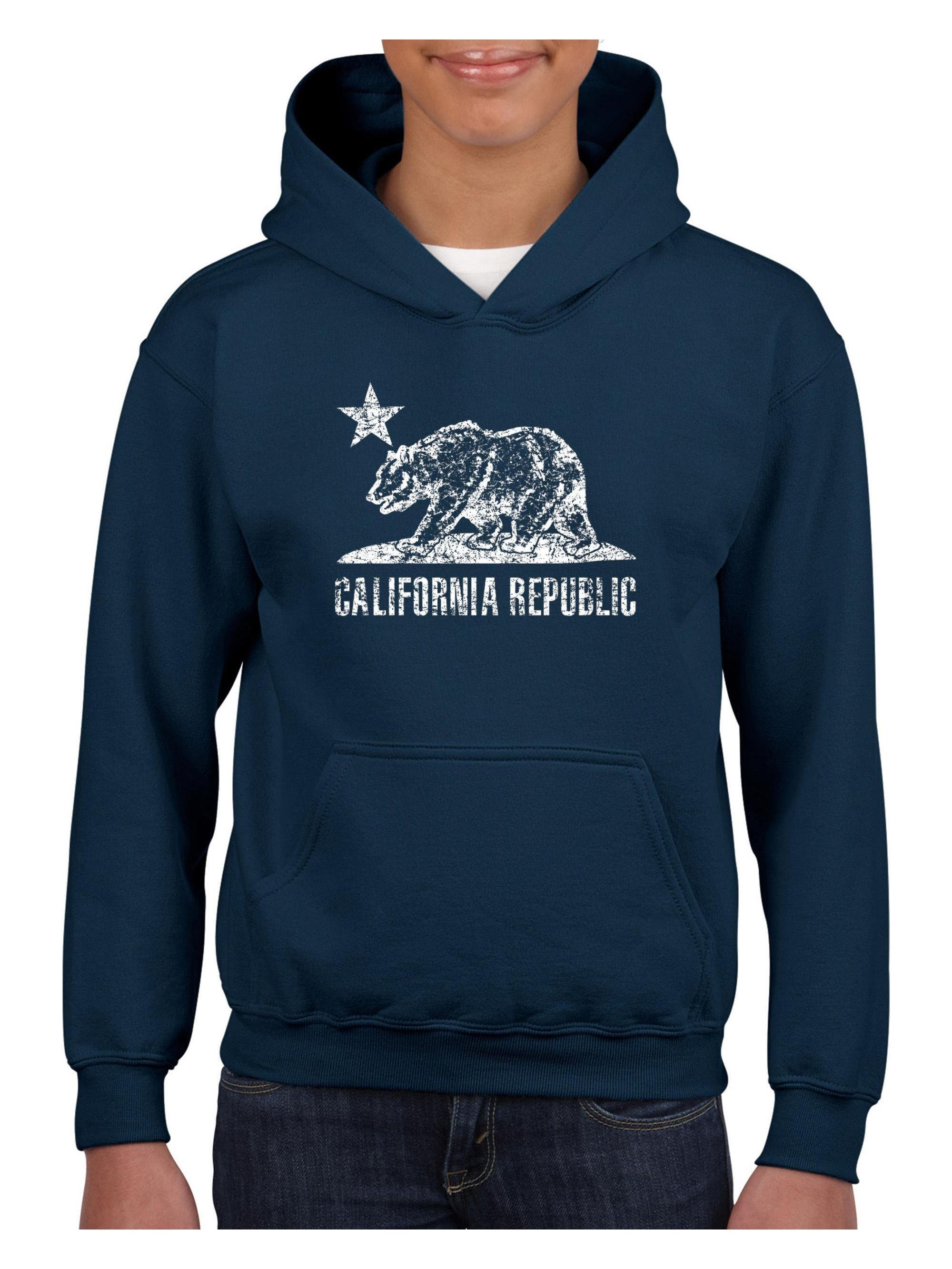California Republic Bear Cali Youth Hoodie Hooded Sweatshirt | Etsy