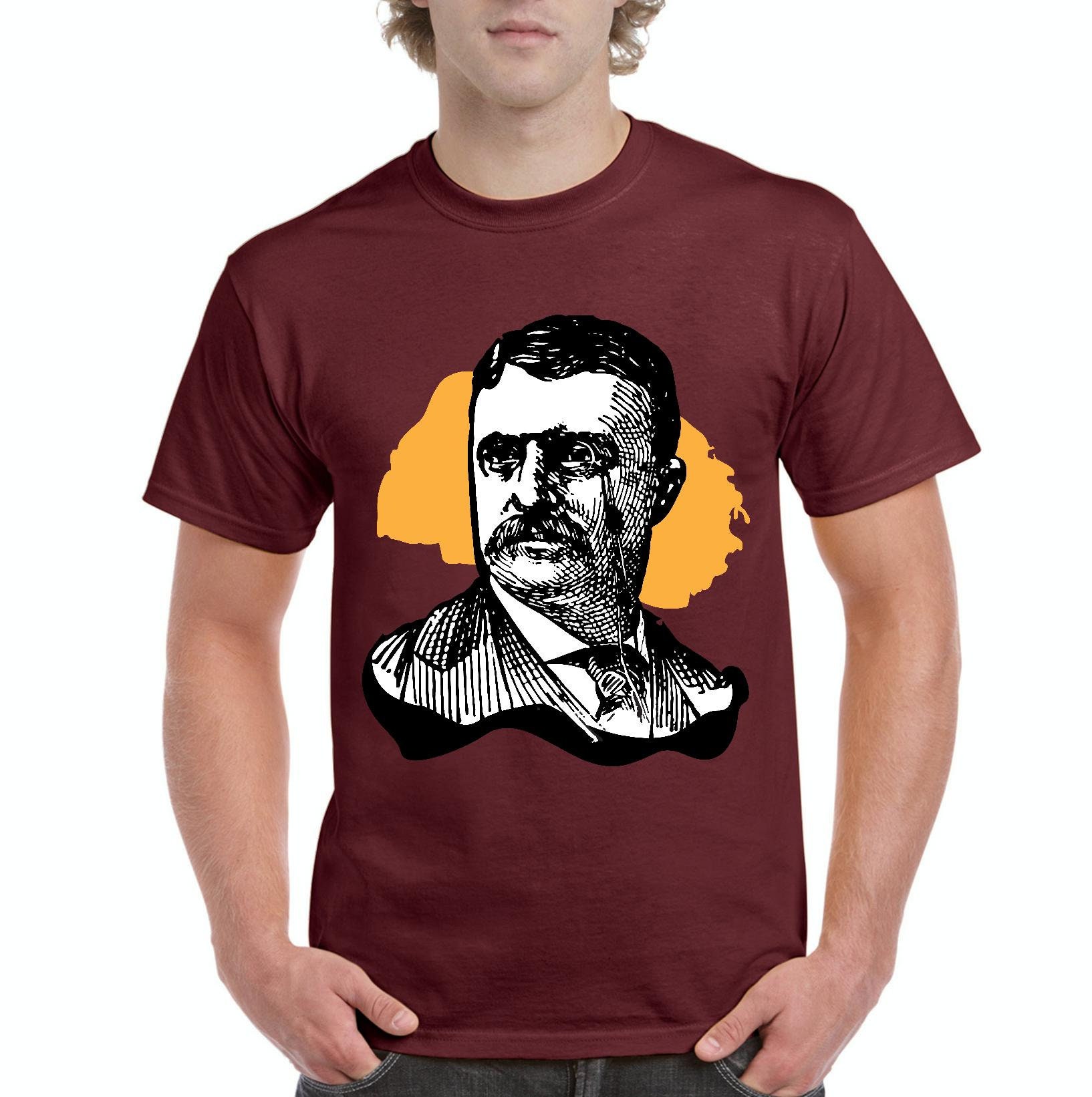 Theodore Roosevelt American President Men Shirts T-Shirt Tee | Etsy