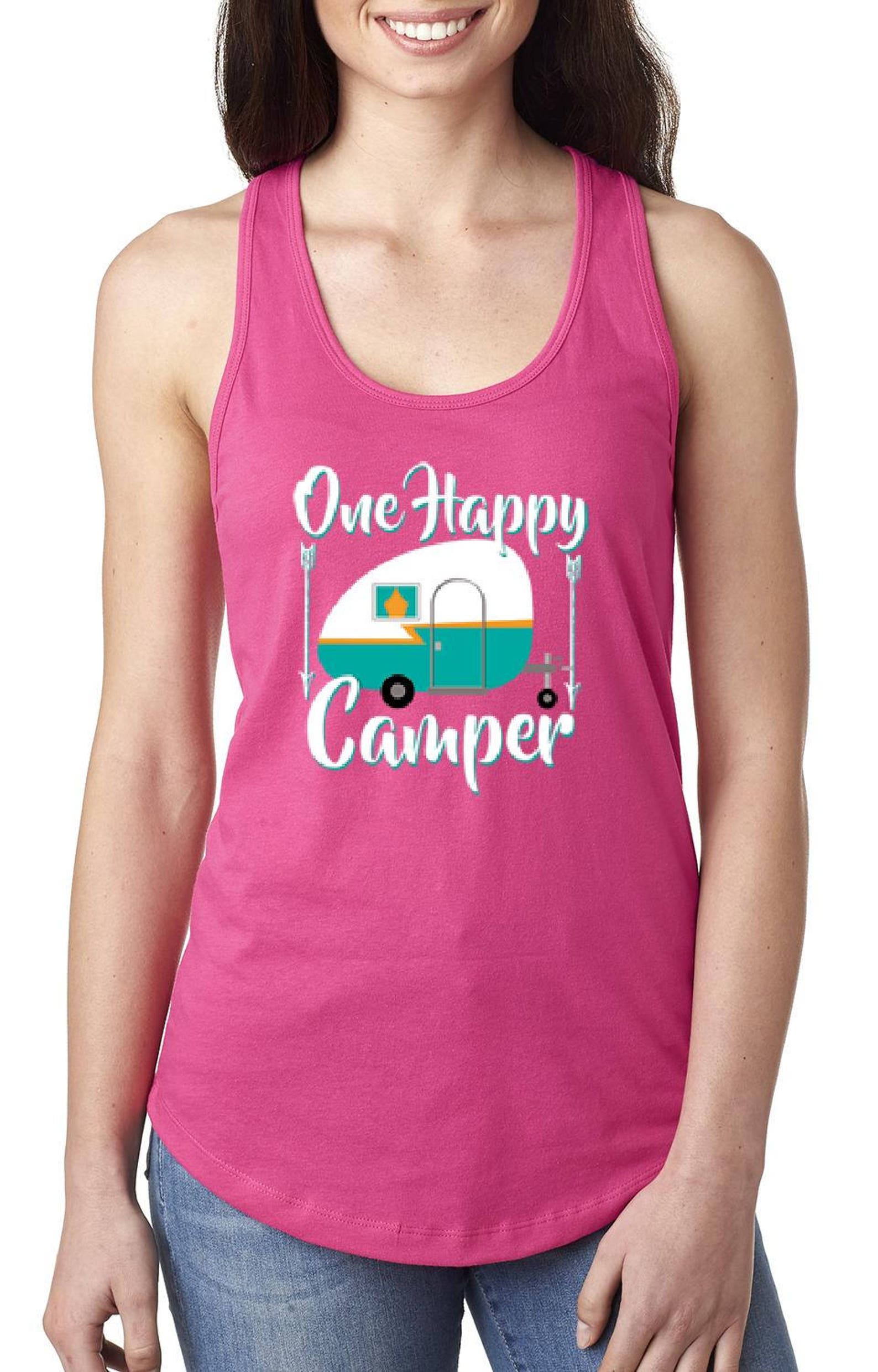 Camping Tank Top One Camper Camping Women's Racerback Tank Etsy