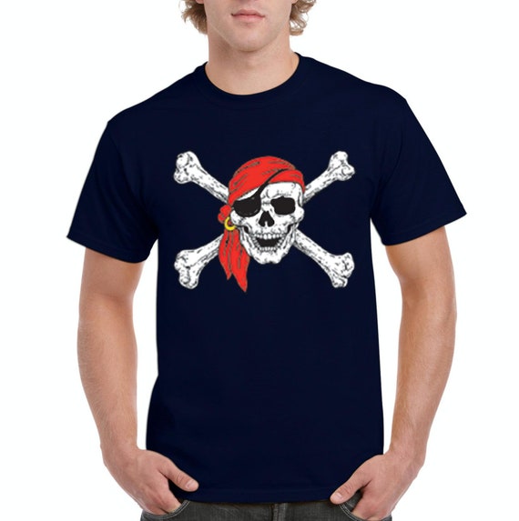 Pirate skull cheap t shirt