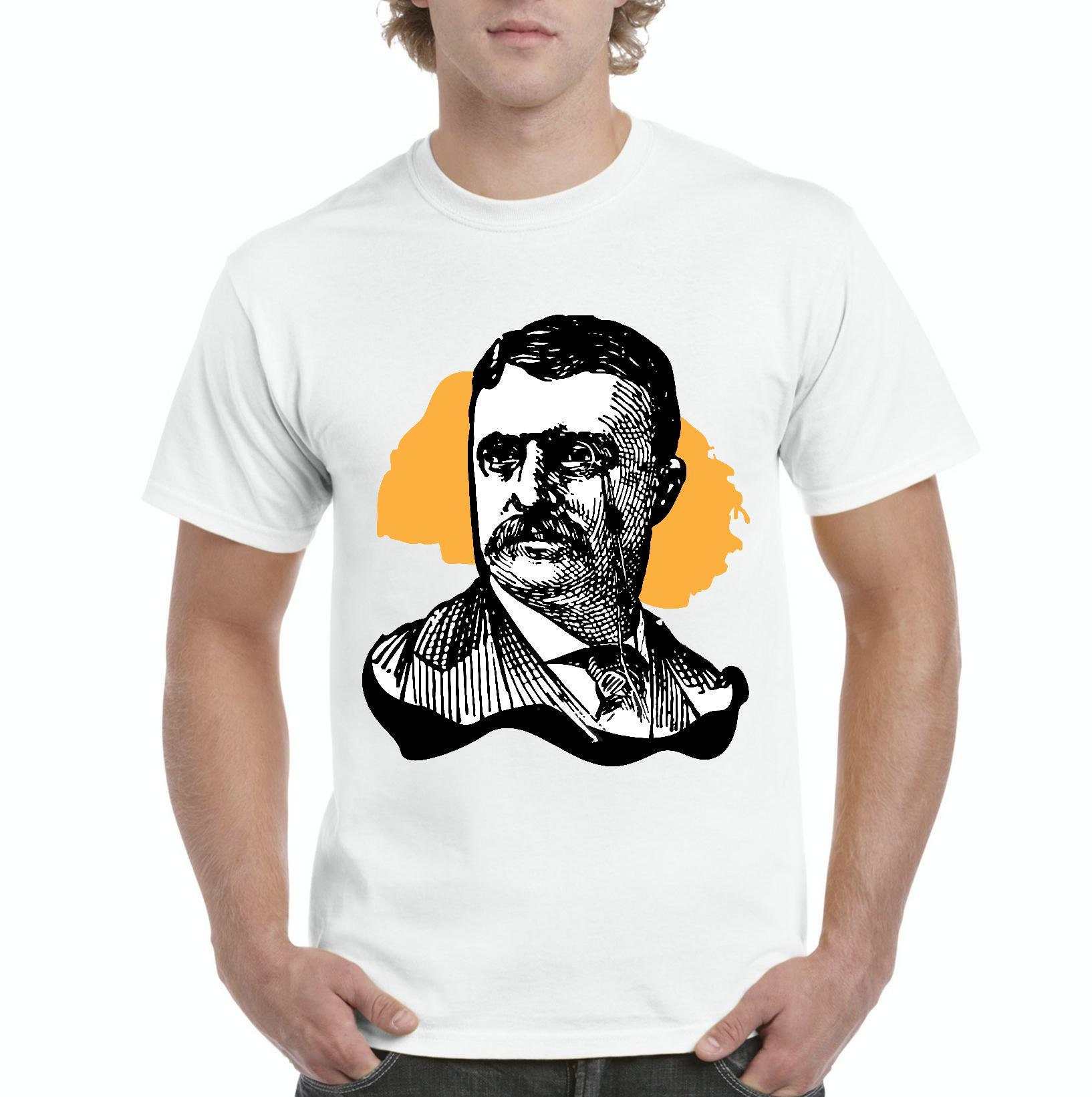 Theodore Roosevelt American President Men Shirts T-Shirt Tee | Etsy
