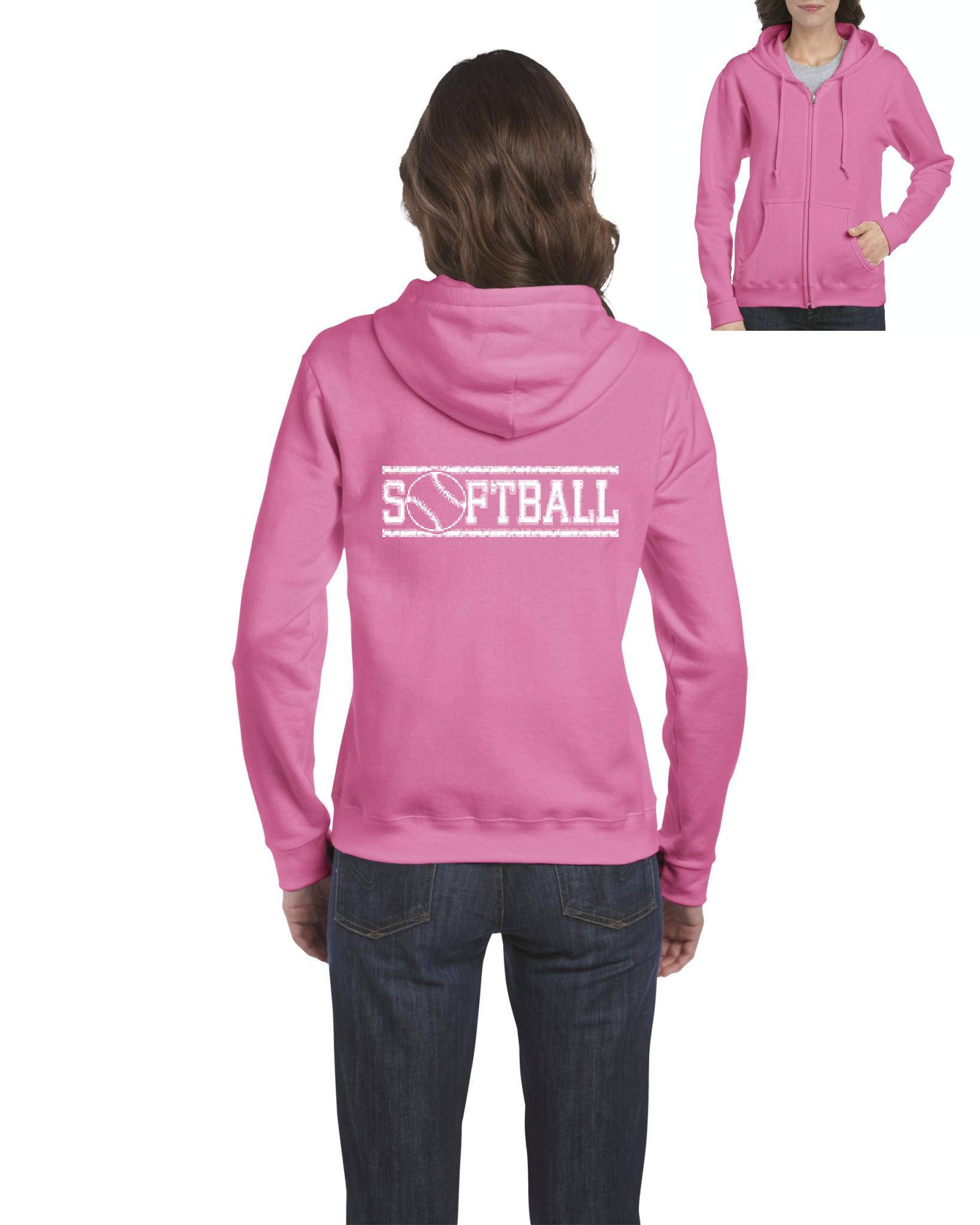 Softball sudadera con capucha con capucha de mujer con bola Etsy España