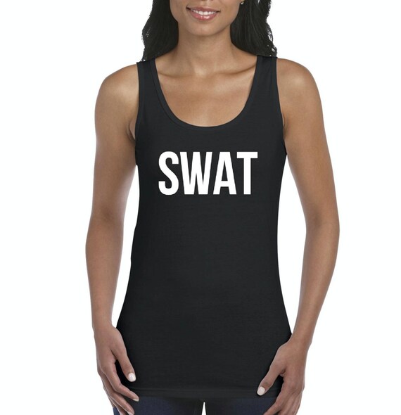 SWAT Police Law Enforcement Work Apparel Uniform Party Costume Match With  Pants Women's Tank Top Clothes - Etsy Canada