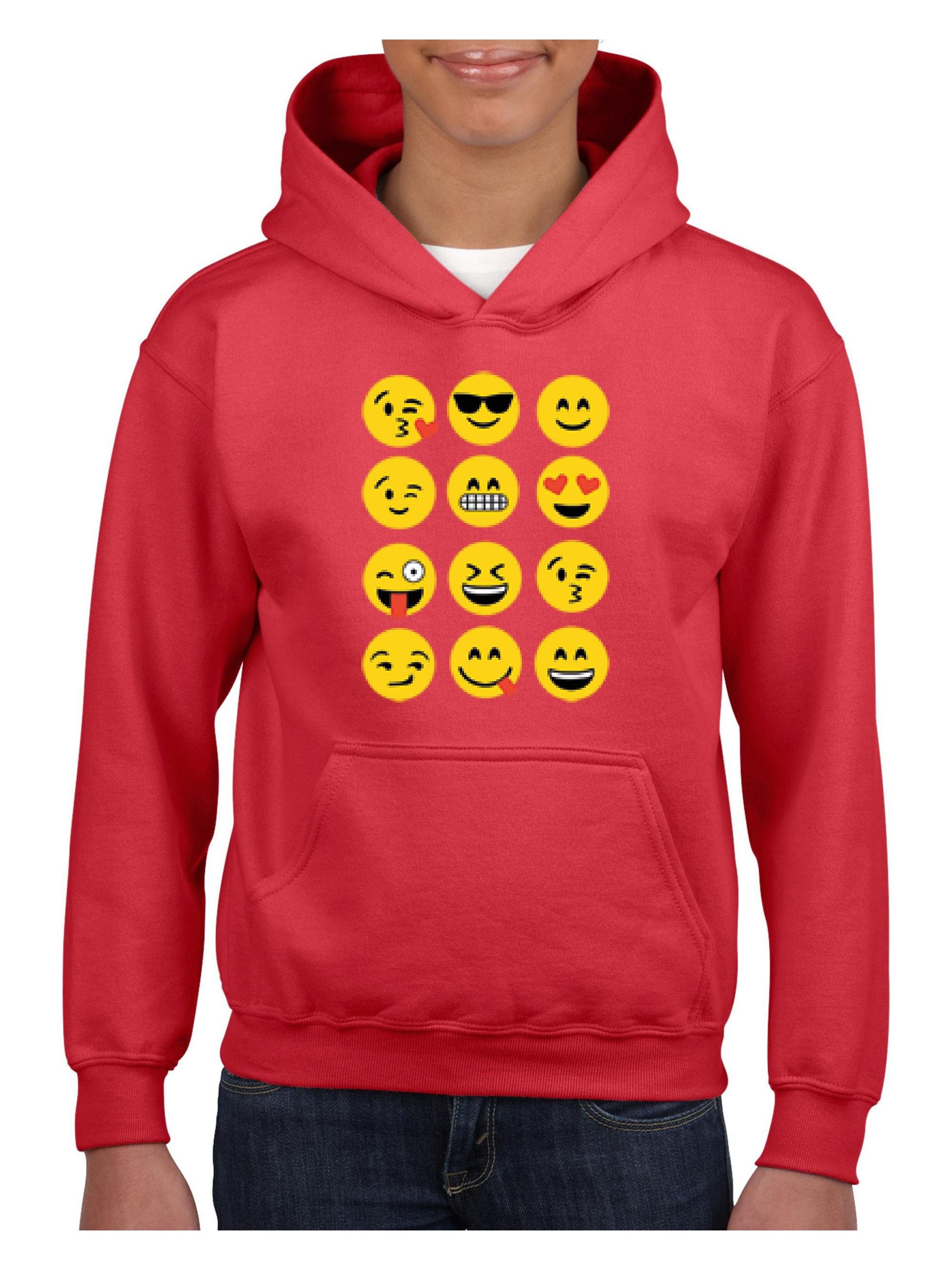 Emoji Popular Emojis Unisex Hoodie for Girls and Boys Youth Etsy