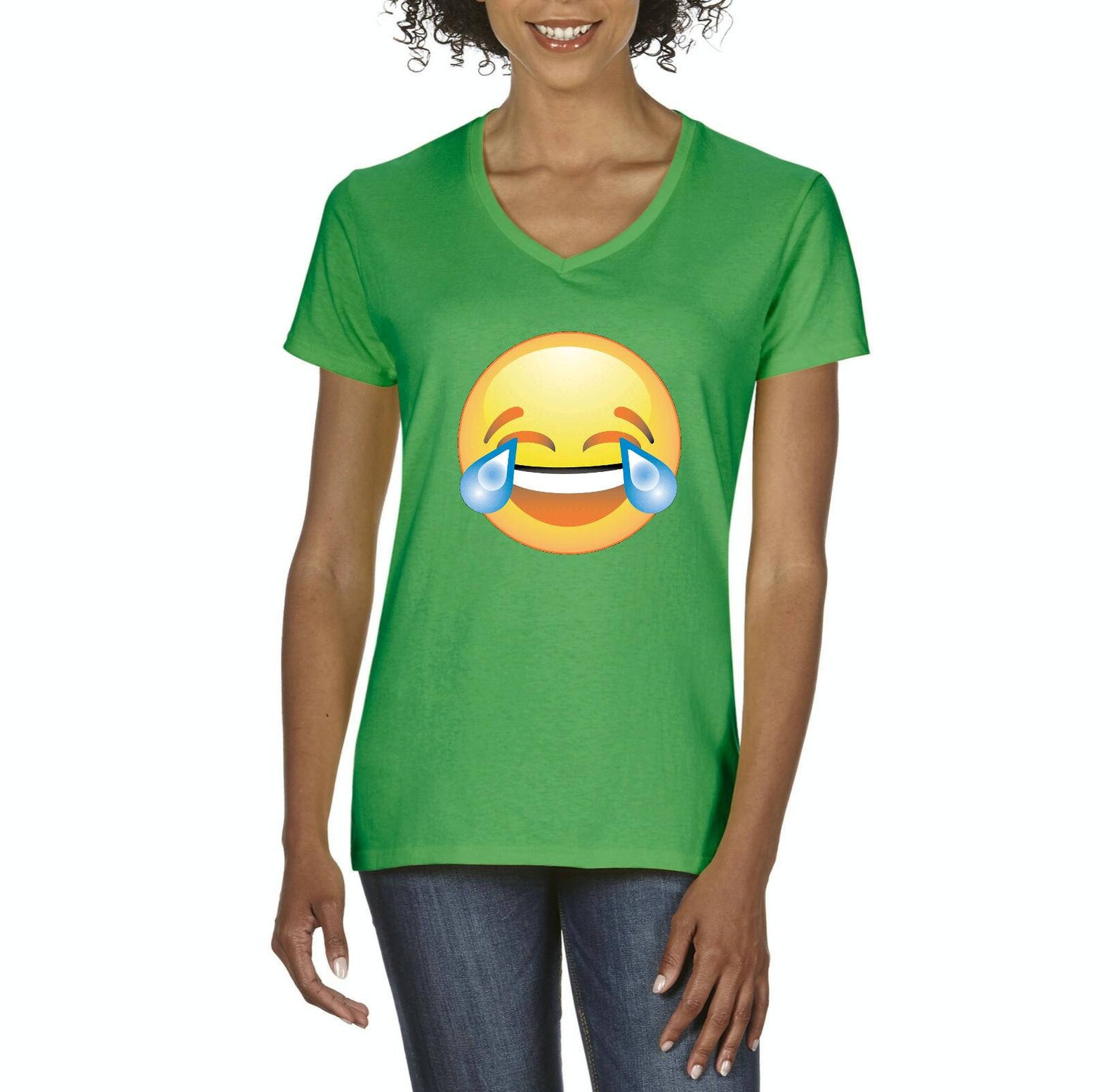 Emojis Tshirt Face W Tears of Joy Laughing Tears Crying LOL Etsy