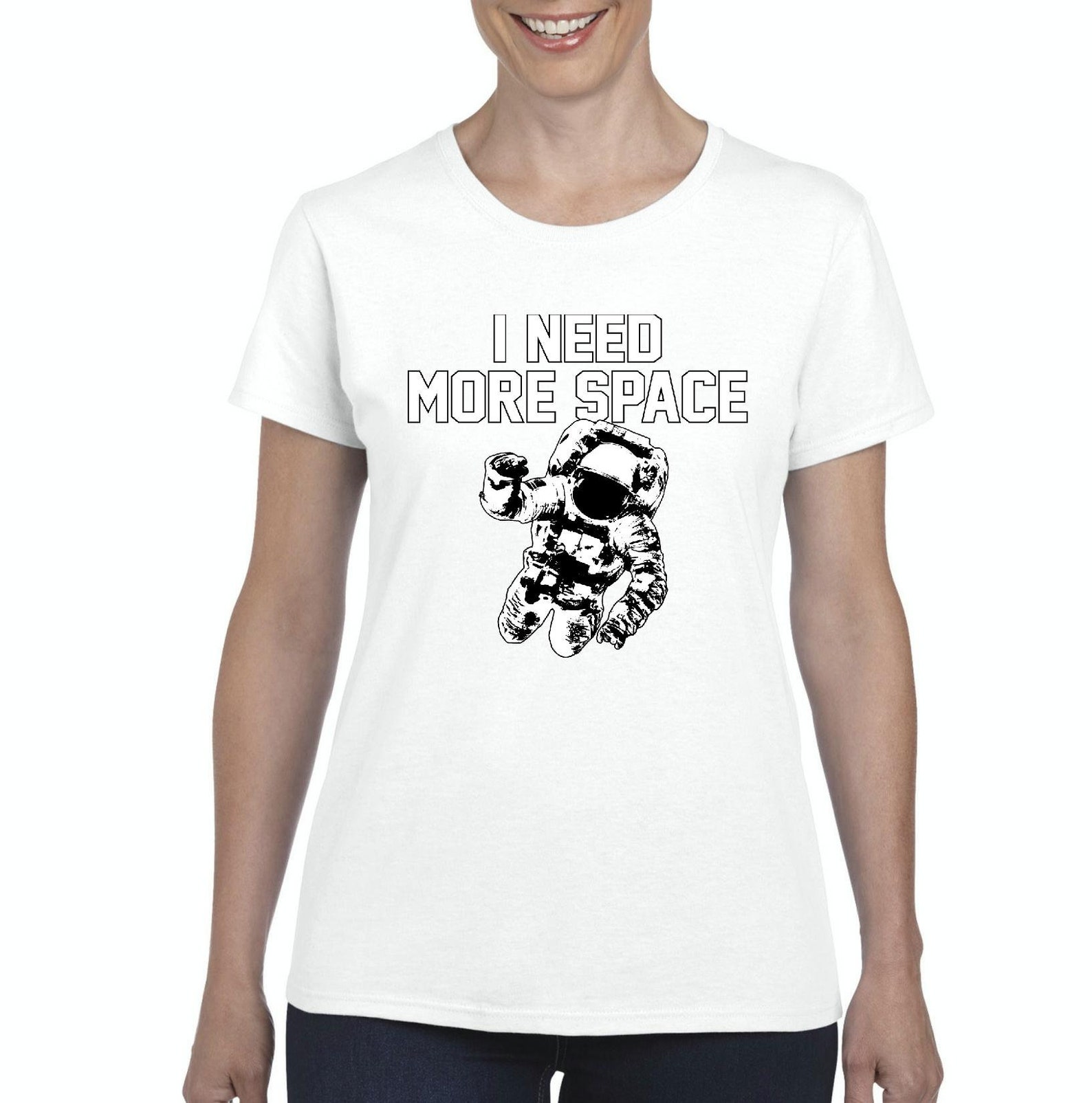 Novelty Funny I Need More Space Astronaut Women's Short - Etsy