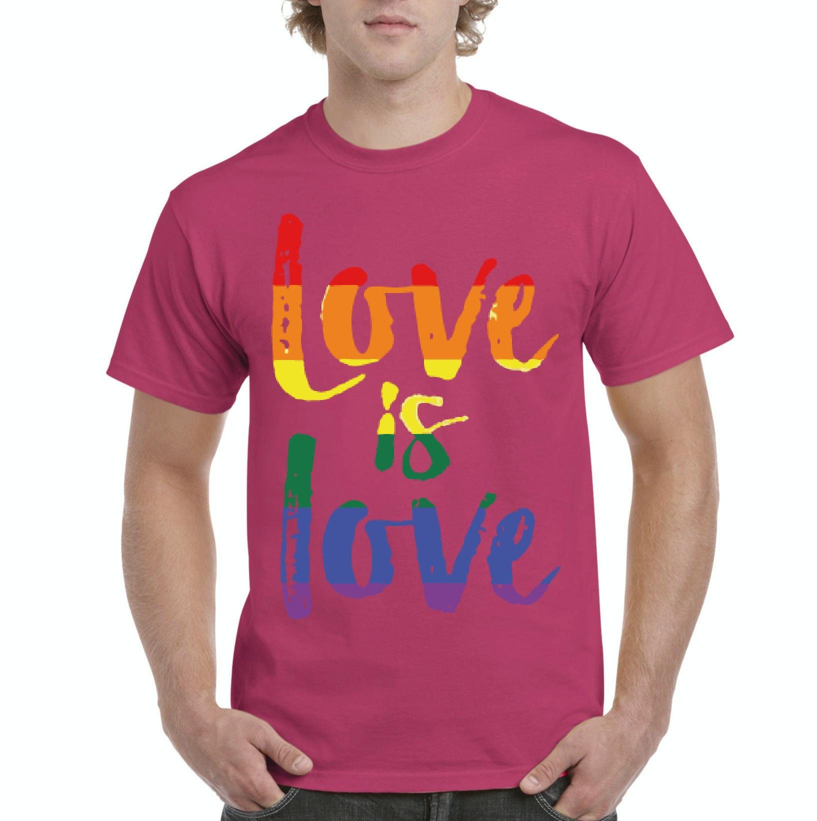 Love is Love Men's Short Sleeve T-Shirt | Etsy