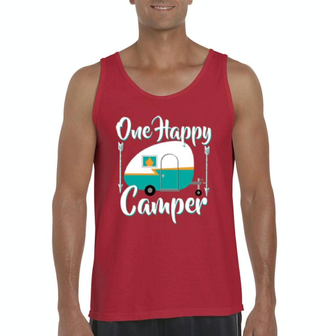 Camping Tank Top One Camper Camping Men's Tank Top Etsy