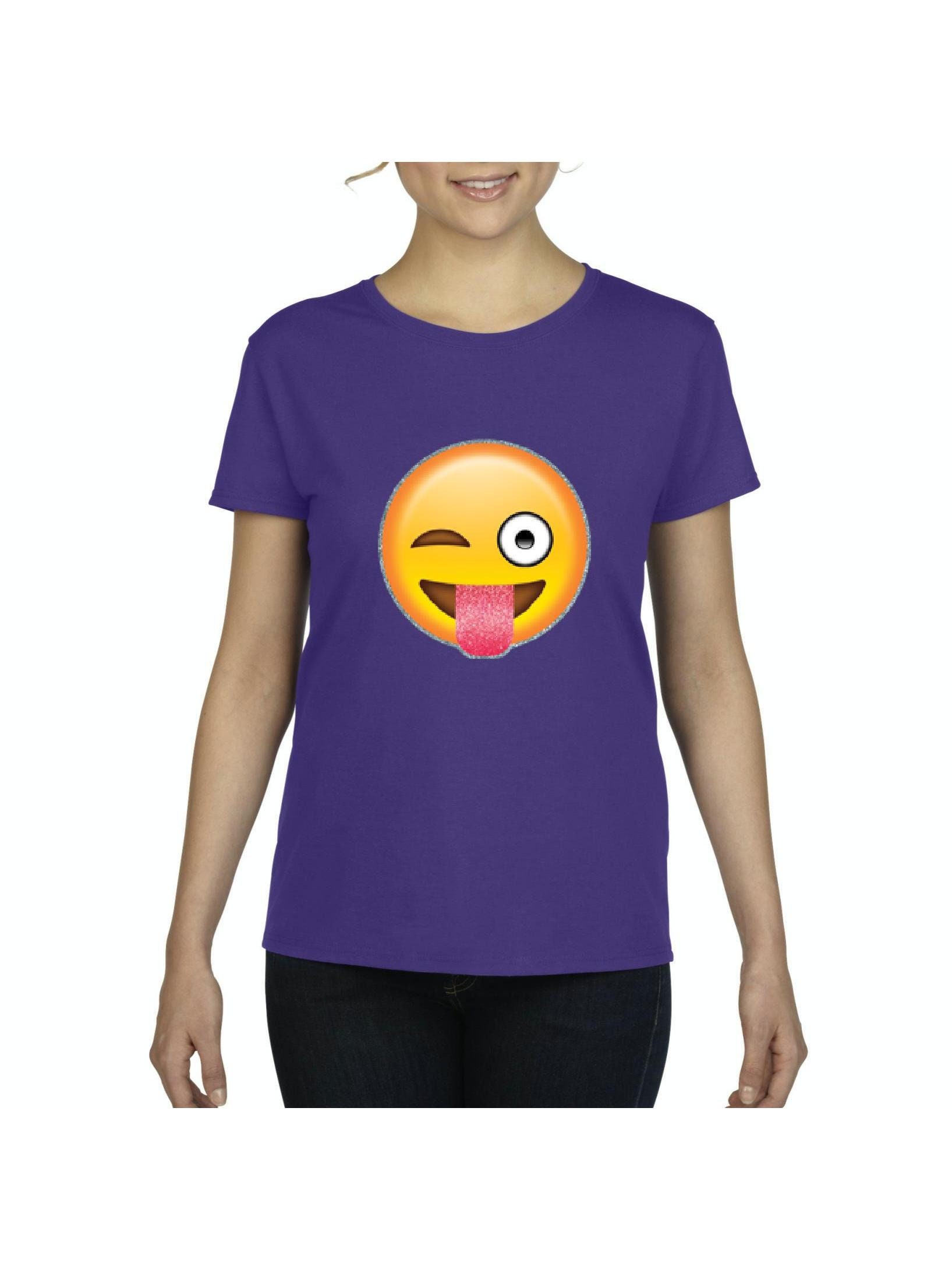 Emoji Stuck-Out Tongue Cheeky Tongue Face Women's Short | Etsy