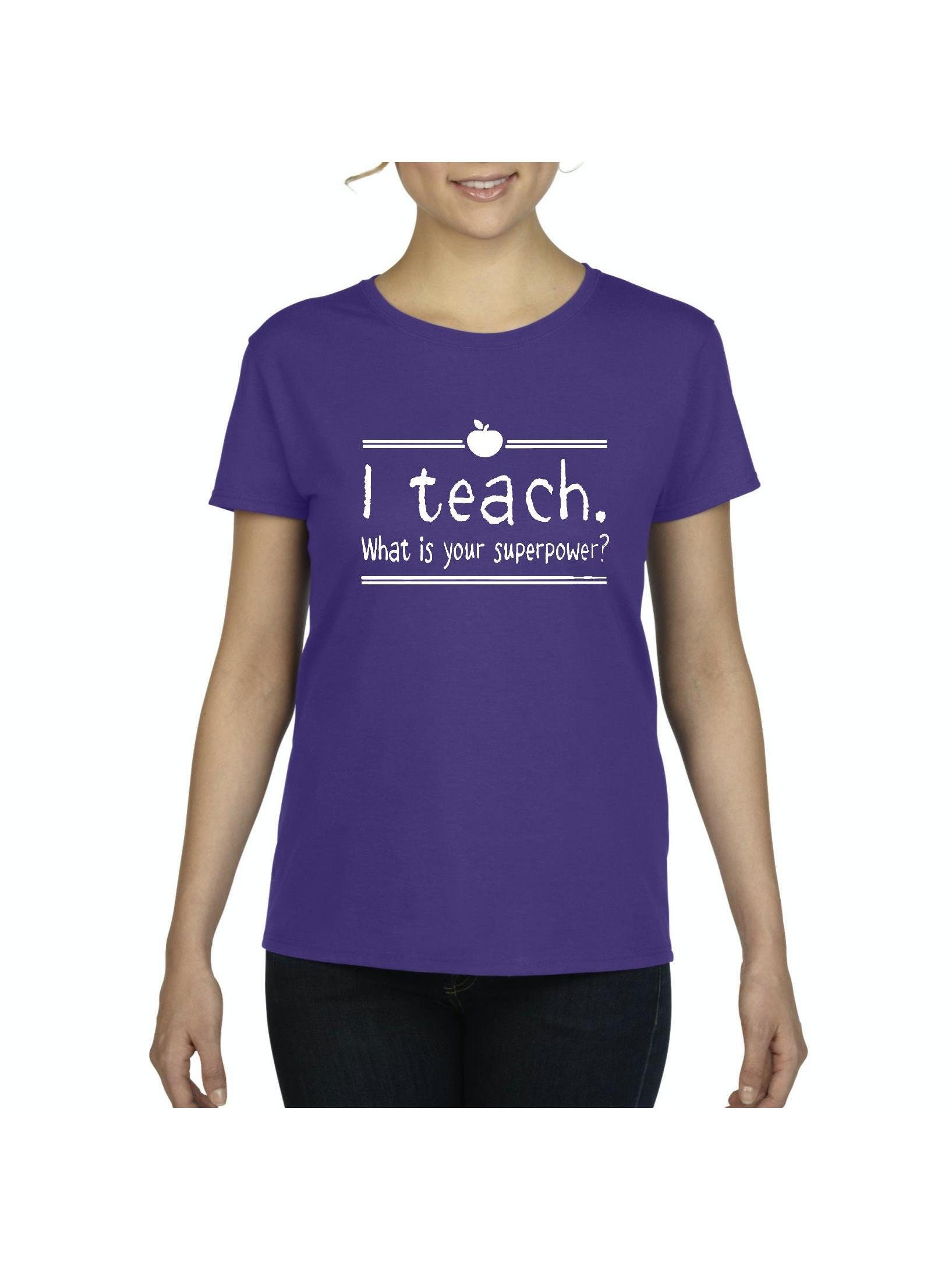 Gift for Teacher I Teach What's Ur Superpower Women's | Etsy