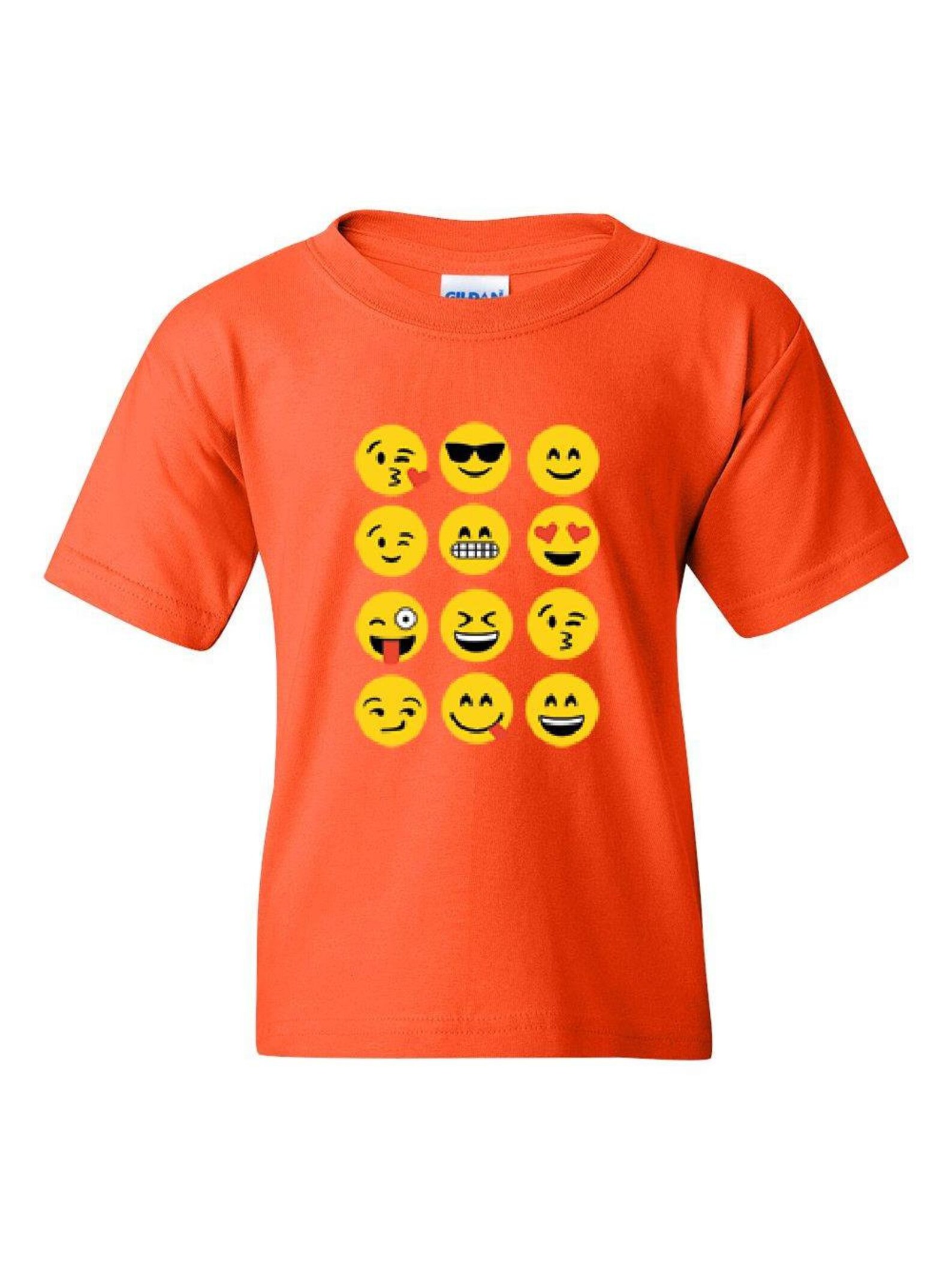 Emoji Popular Emojis Unisex Youth Kids Tshirt Tee Etsy