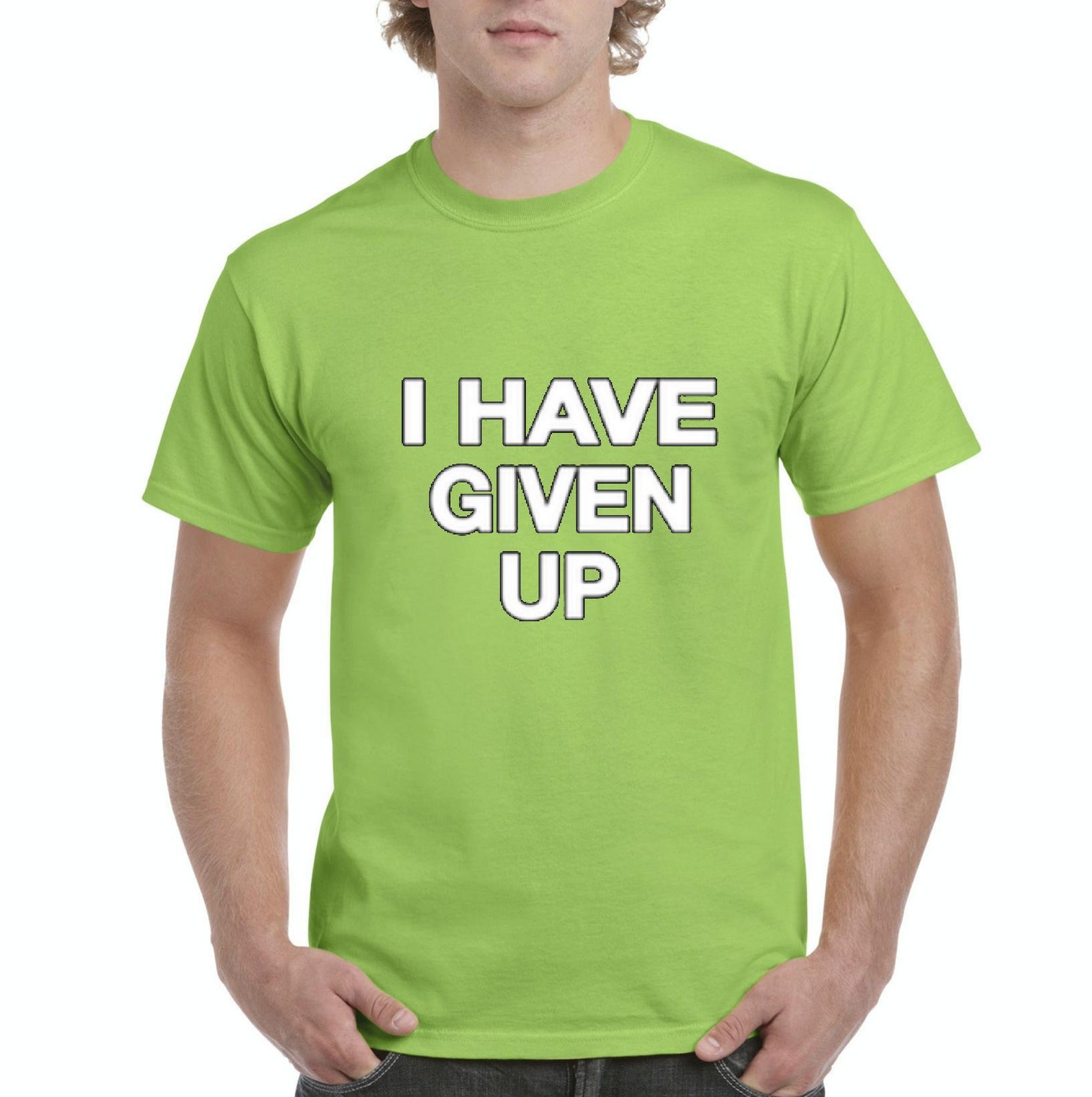 i have given up sweatshirt and sweatpants set
