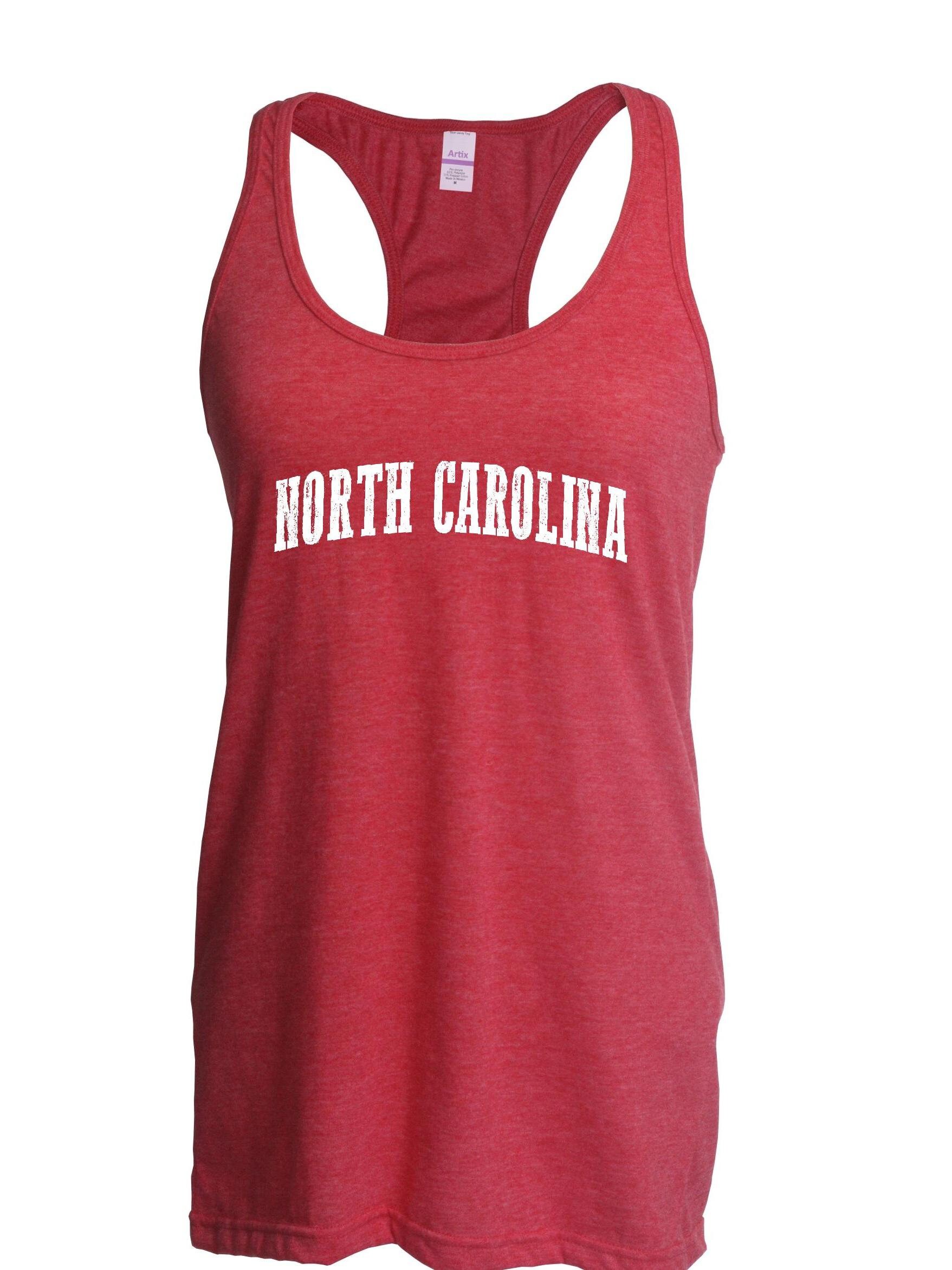 North Carolina Womens Tops Next Level Racerback Tank Top Etsy