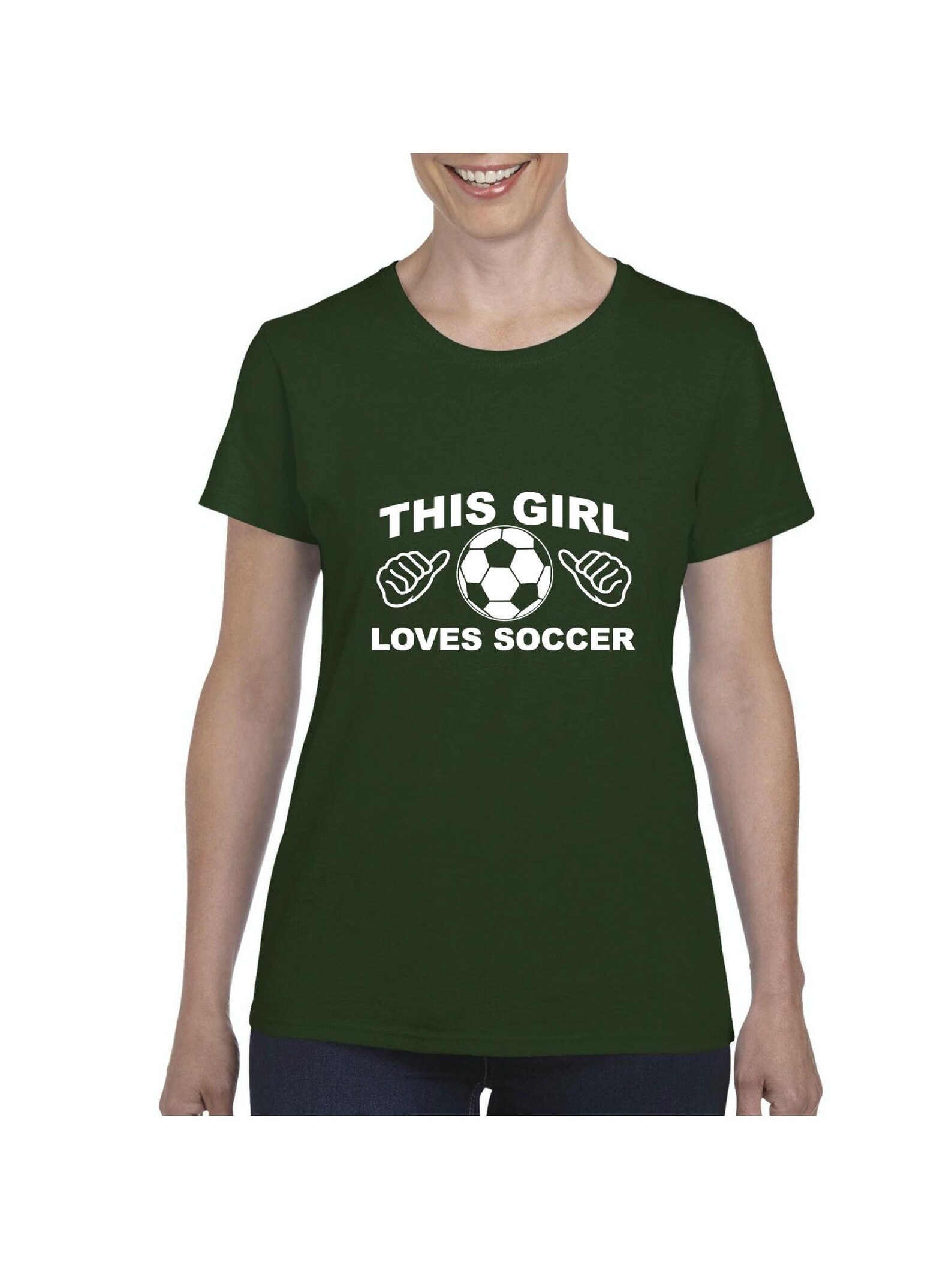 Soccer This Girl Loves Soccer Games Team Apparel Women's Etsy
