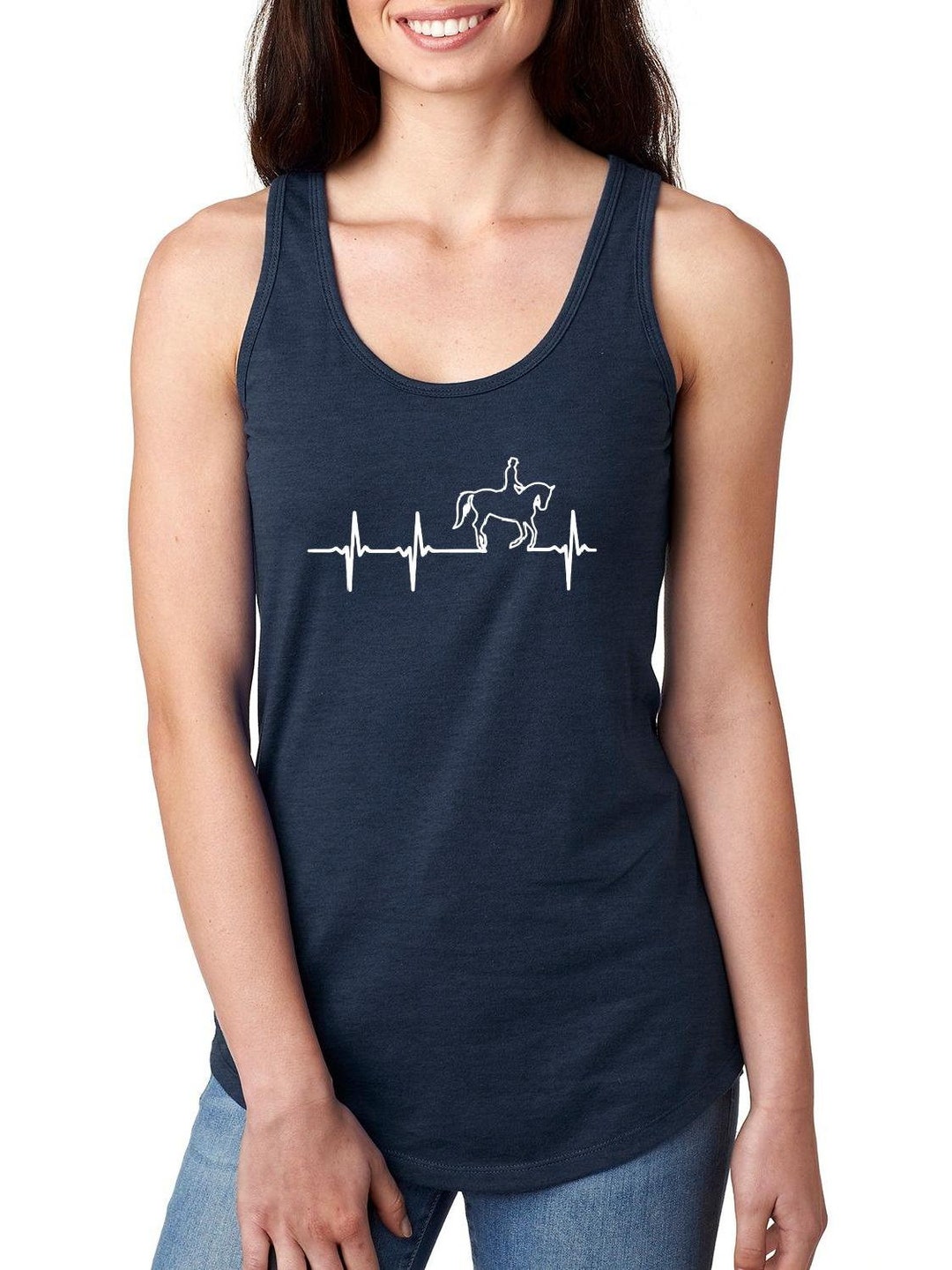 Horseback Riding Horse Lover's Gift Heartbeat Women's - Etsy