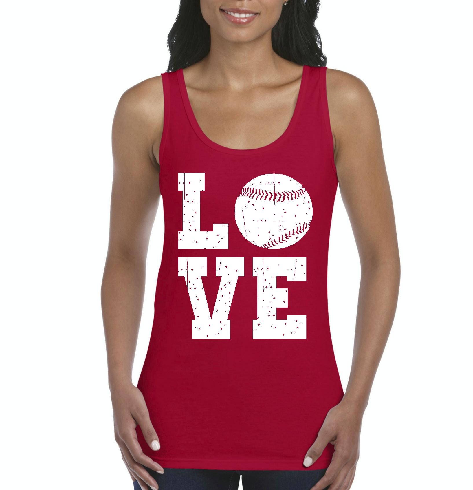 Baseball Tank Top Love Baseball Women's Tank Top Etsy