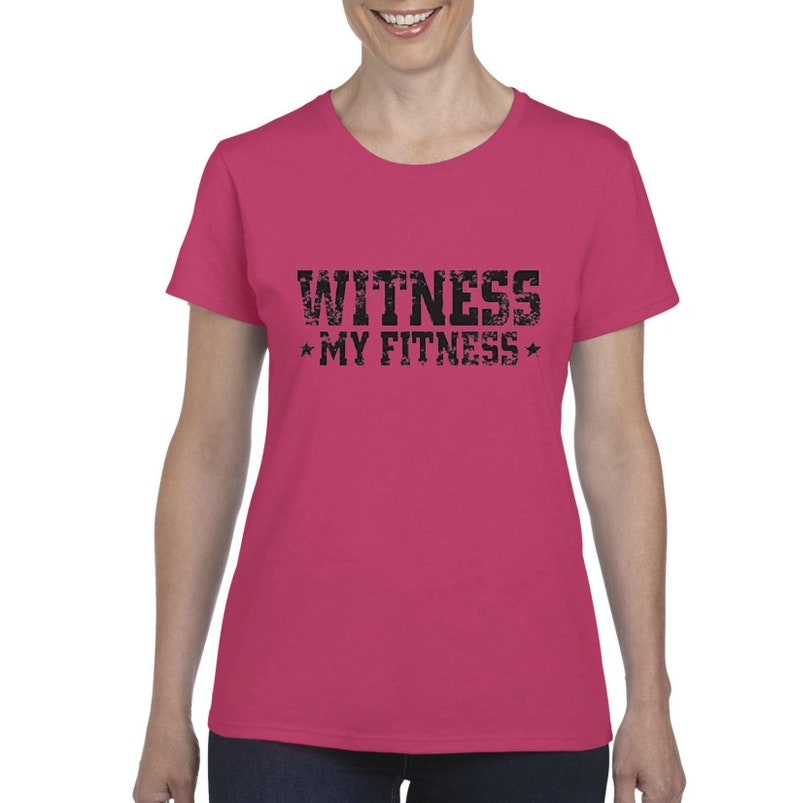 Witness My Fitness Women's Short Sleeve T-Shirt | Etsy