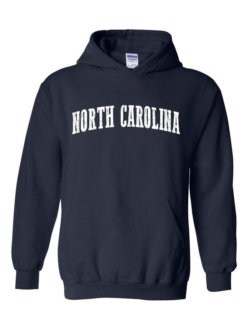 North Carolina Unisex Hoodie Hooded Sweatshirt Etsy