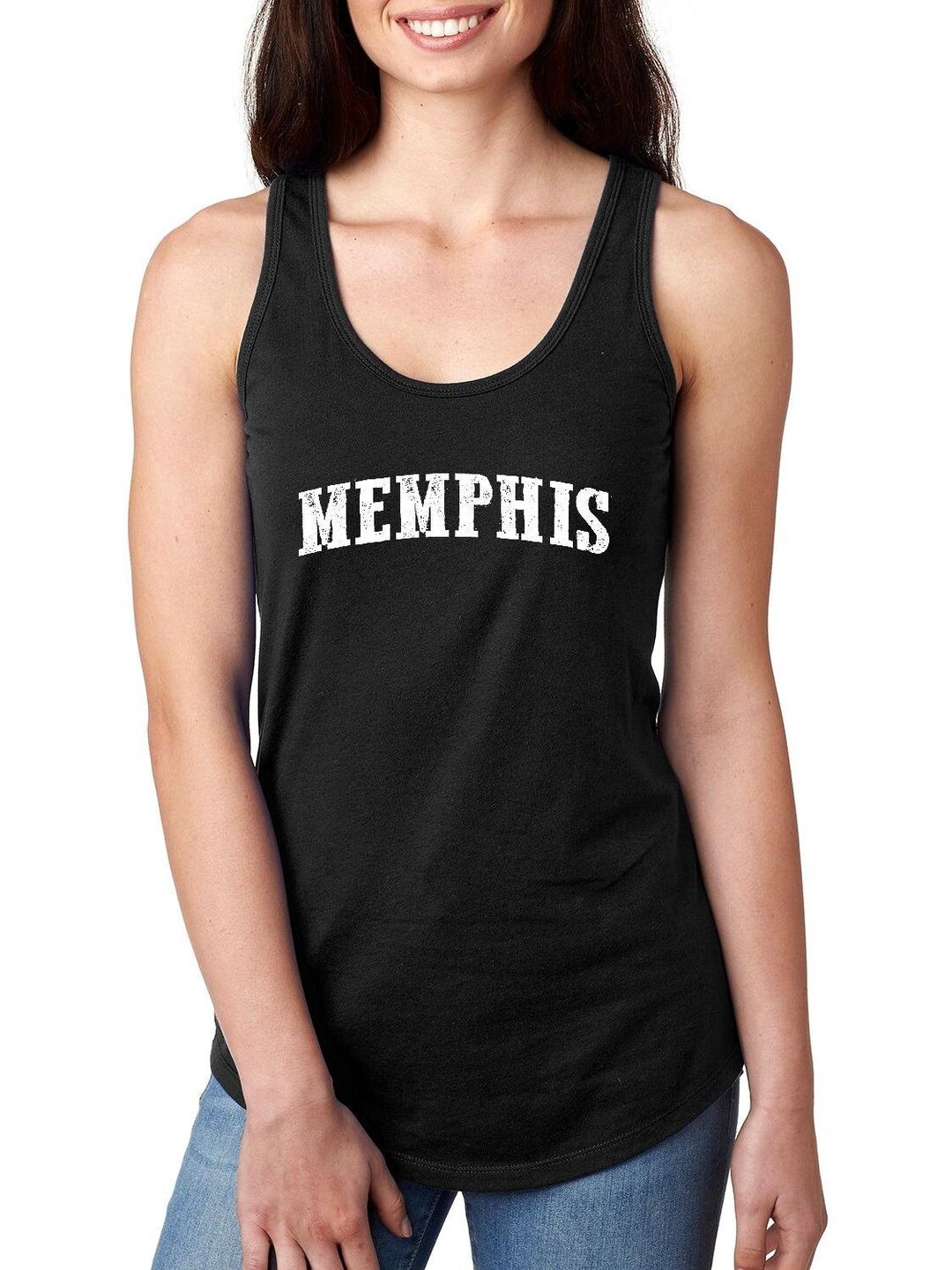 Tennessee Memphis Women Tops Next Level Racerback Tank Top Etsy