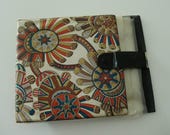Retro vintage jaren zestig single platenmapje - 7 inch plaat - 45 rpm record singles storage case