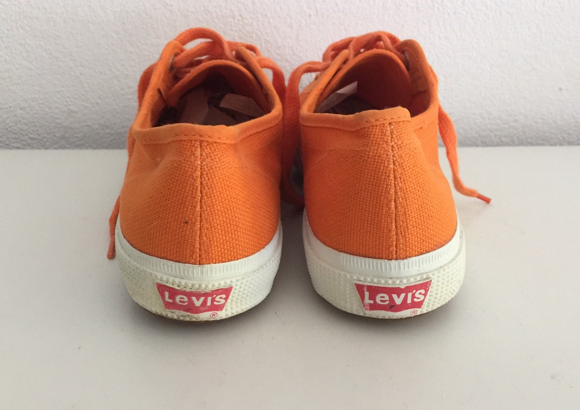 yellow levi shoes
