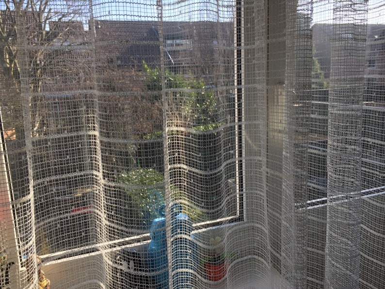 Vitrage 2x Vintage See through curtains-netting-window decoration from the sixties Seventies Gardisette