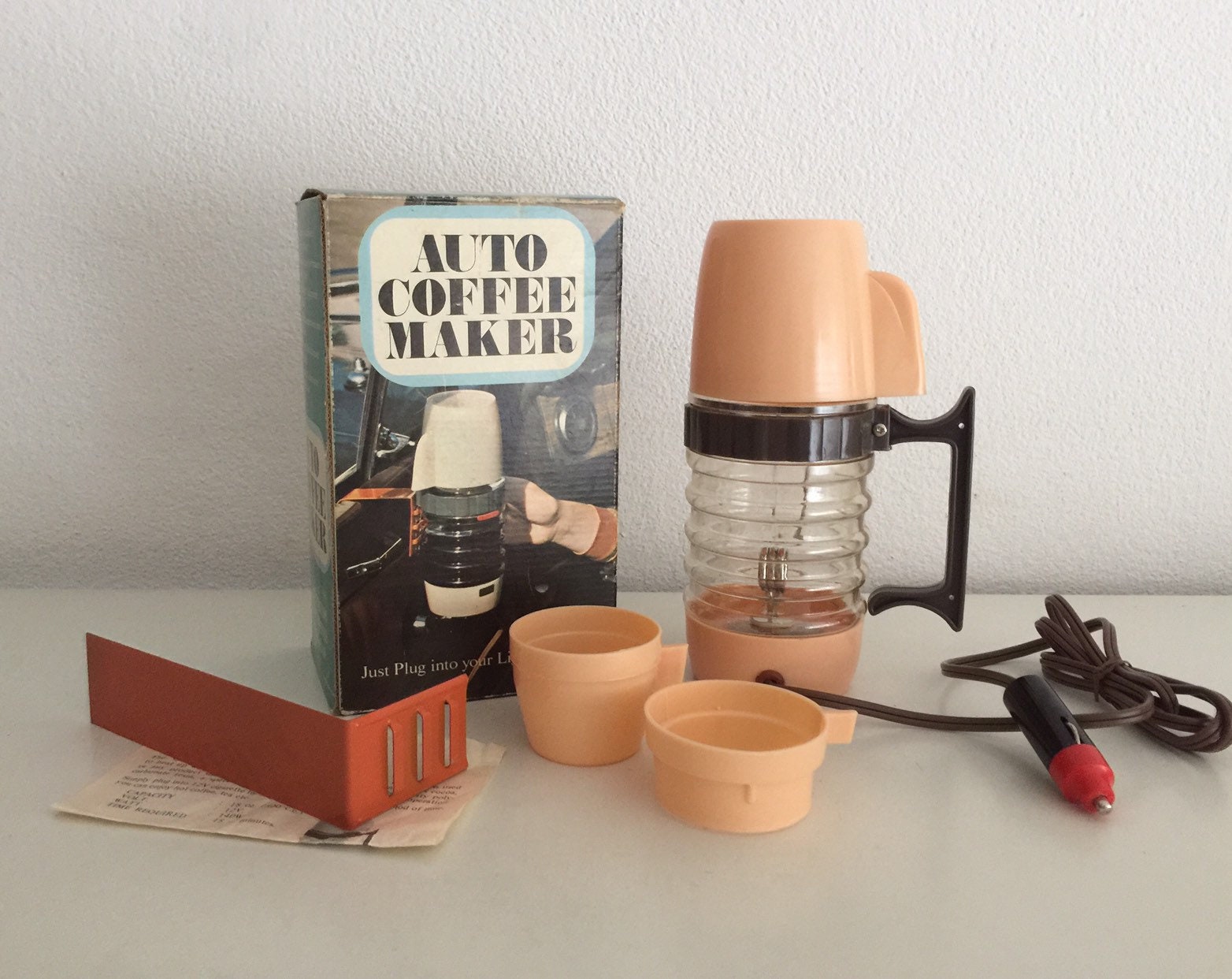 Coffee maker for car vintage car coffee maker seventies design Etsy