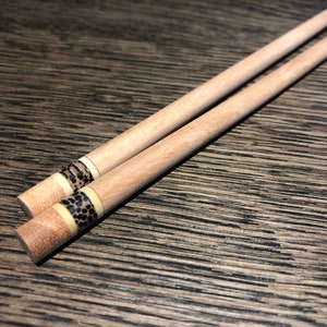 Chopsticks Wood Pairs Natural Colour Kitchen Chopstick for hair Palm Wood Kitchen Chopsticks rest #9