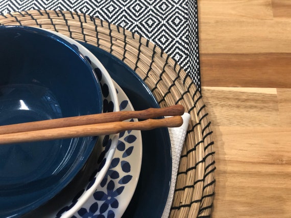 Personalized Chopsticks Wood Pairs Natural Colour Chopstick for hair Wood Kitchen Chopsticks rest #4