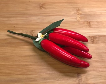 Falso Chili Chilli artificiale plastica rossa plastica falsa verdure falso frutta