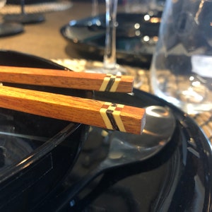 Red Chopsticks Wood Pairs Chopstick for hair Wood Kitchen Chopsticks rest Personalized Chopsticks #20
