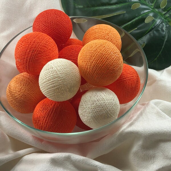 Cotton Ball Light Etsy